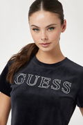 Guess Baskılı Kadın T-shirt SIYAH