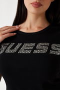 Guess Kadın T-shirt SIYAH