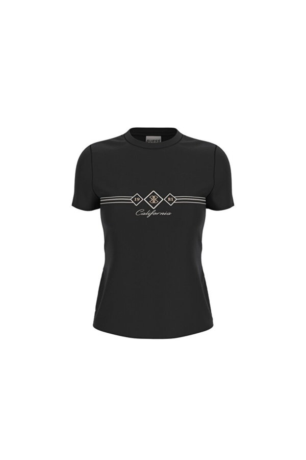 Guess Kadın T-shirt SIYAH