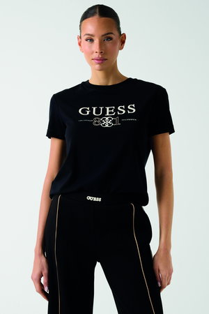 Guess Kadın T-shirt SIYAH