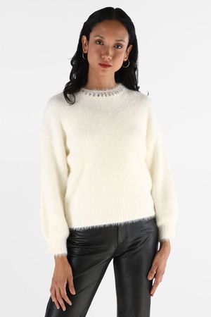 Guess Kadın Triko Kazak EKRU