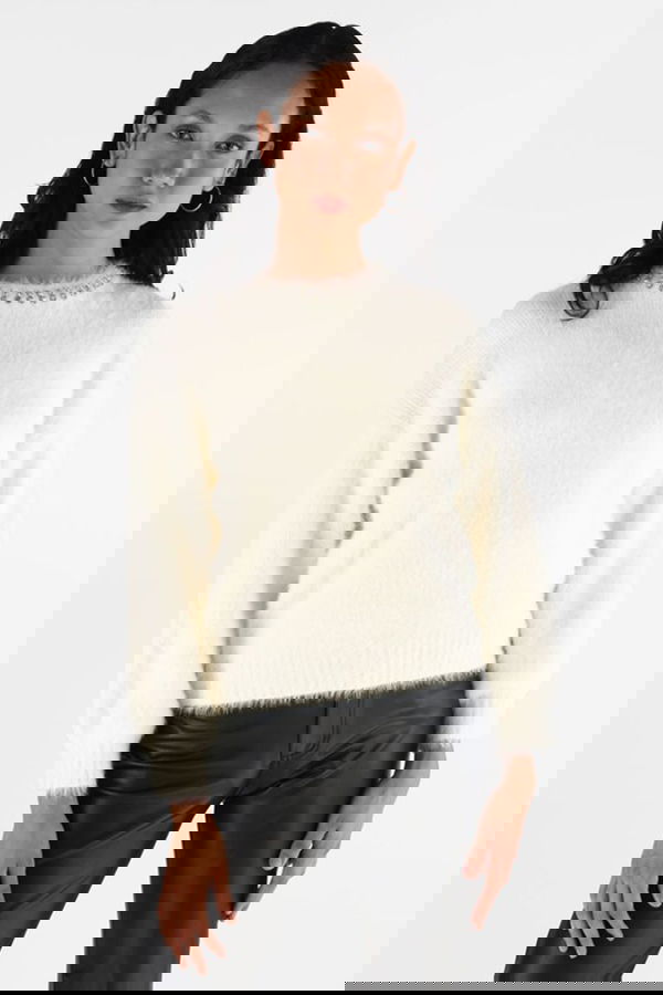 Guess Kadın Triko Kazak EKRU