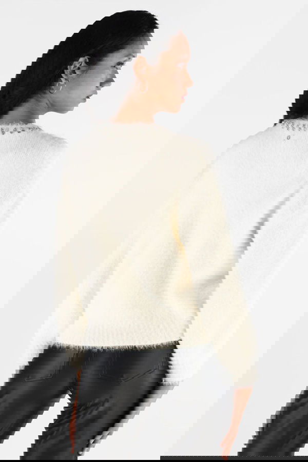 Guess Kadın Triko Kazak EKRU