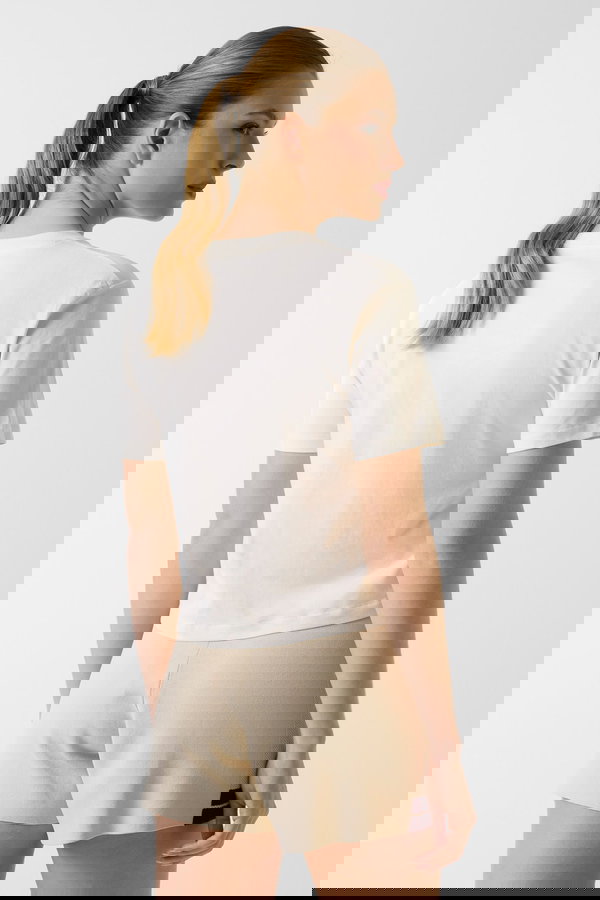 Guess Kadın T-shirt BEJ