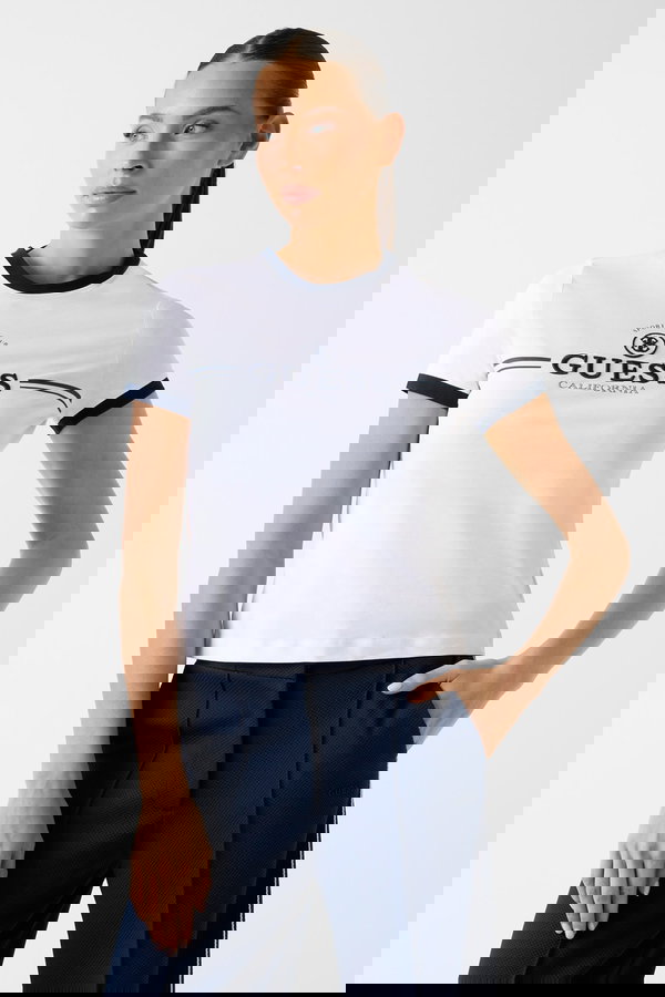 Guess Kadın T-shirt Beyaz