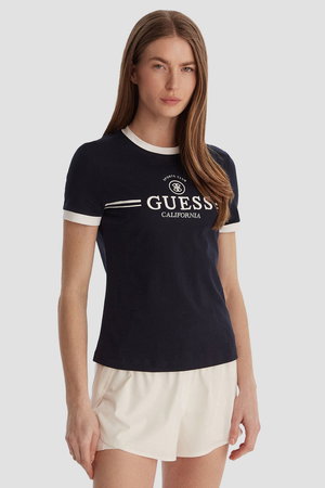 Guess Kadın T-shirt LACIVERT