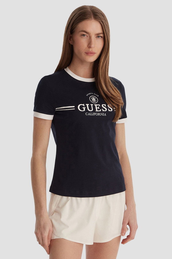 Guess Kadın T-shirt LACIVERT