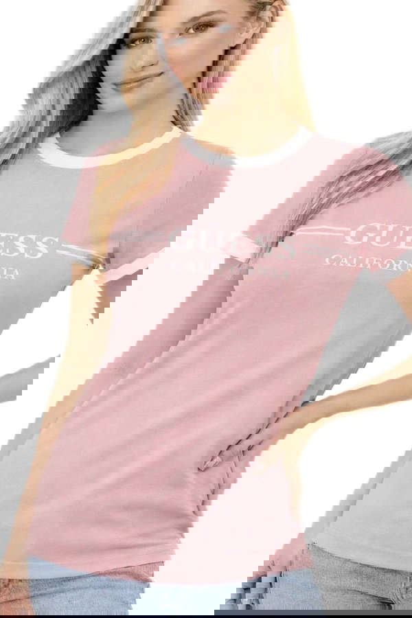 Guess Kadın T-shirt PEMBE