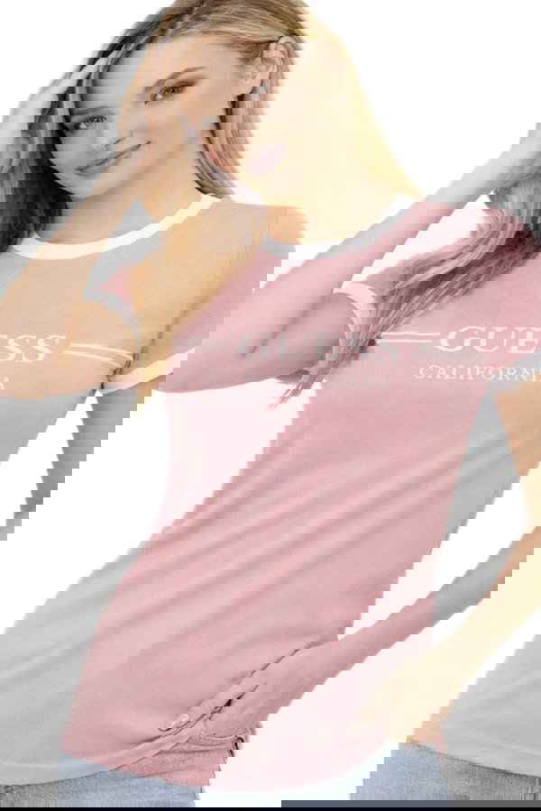 Guess Kadın T-shirt PEMBE