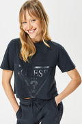 Guess Kadın T-shirt SIYAH