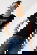 Guess Kadın T-shirt SIYAH Guess Kadın T-shirt SIYAH