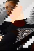 Guess Kadın T-shirt SIYAH Guess Kadın T-shirt SIYAH