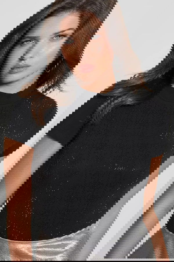 Guess Kadın T-shirt SIYAH