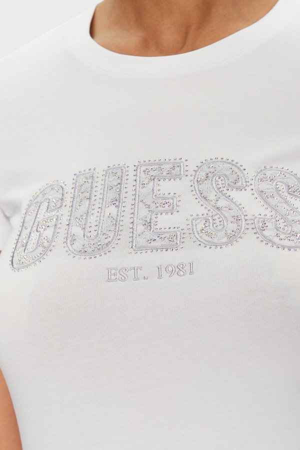 Guess Kadın T-shirt SU YESILI