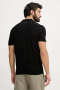 Guess Kısa Kollu Polo Yaka Erkek Triko T-shirt SIYAH