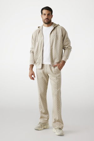 Guess Logolu Erkek Eşofman Altı BEJ Guess Logolu Erkek Eşofman Altı BEJ