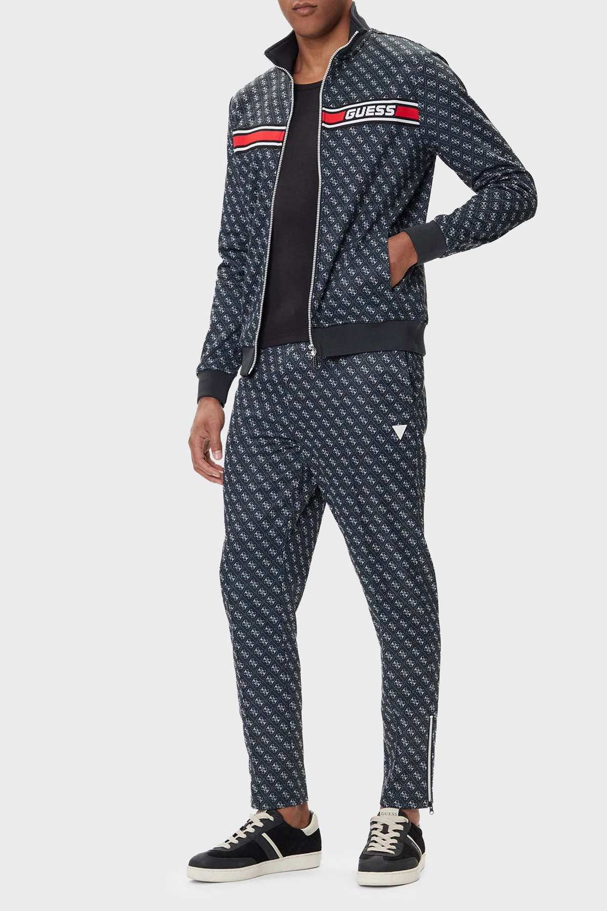 Guess Logolu Erkek Eşofman Altı SIYAH
