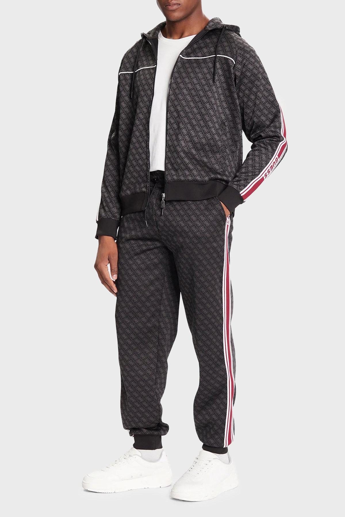 Guess Logolu Erkek Eşofman Altı SIYAH