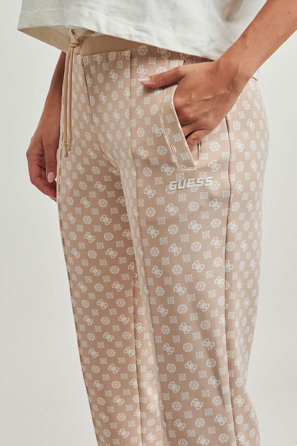 Guess Logolu Kadın Eşofman Altı BEJ Guess Logolu Kadın Eşofman Altı BEJ