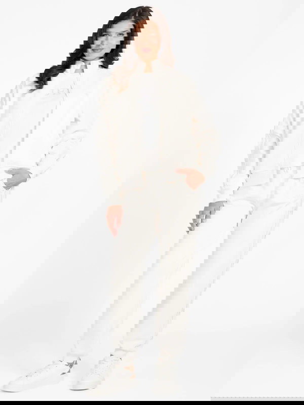 Guess Logolu Kadın Eşofman Altı EKRU