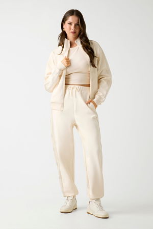 Guess Logolu Kadın Eşofman Altı KREM