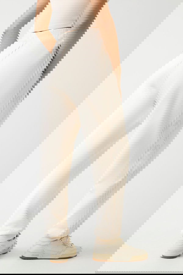 Guess Logolu Kadın Eşofman Altı KREM