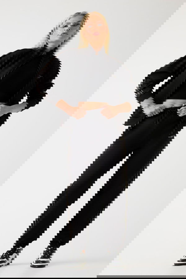 Guess Logolu Kadın Eşofman Altı SIYAH