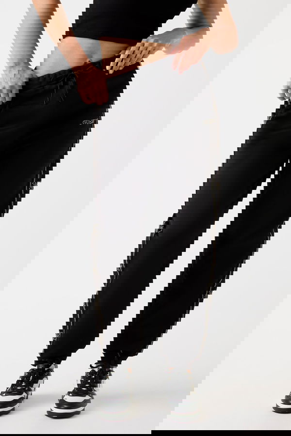 Guess Logolu Kadın Eşofman Altı SIYAH