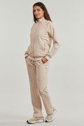 Guess Logolu Kadın Fermuarlı Sweatshirt BEJ Guess Logolu Kadın Fermuarlı Sweatshirt BEJ