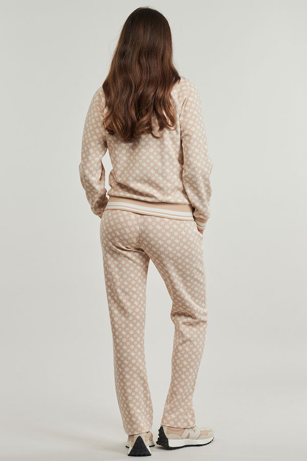 Guess Logolu Kadın Fermuarlı Sweatshirt BEJ Guess Logolu Kadın Fermuarlı Sweatshirt BEJ