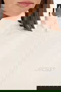 Guess Logolu Kadın Fermuarlı Sweatshirt KREM Guess Logolu Kadın Fermuarlı Sweatshirt KREM