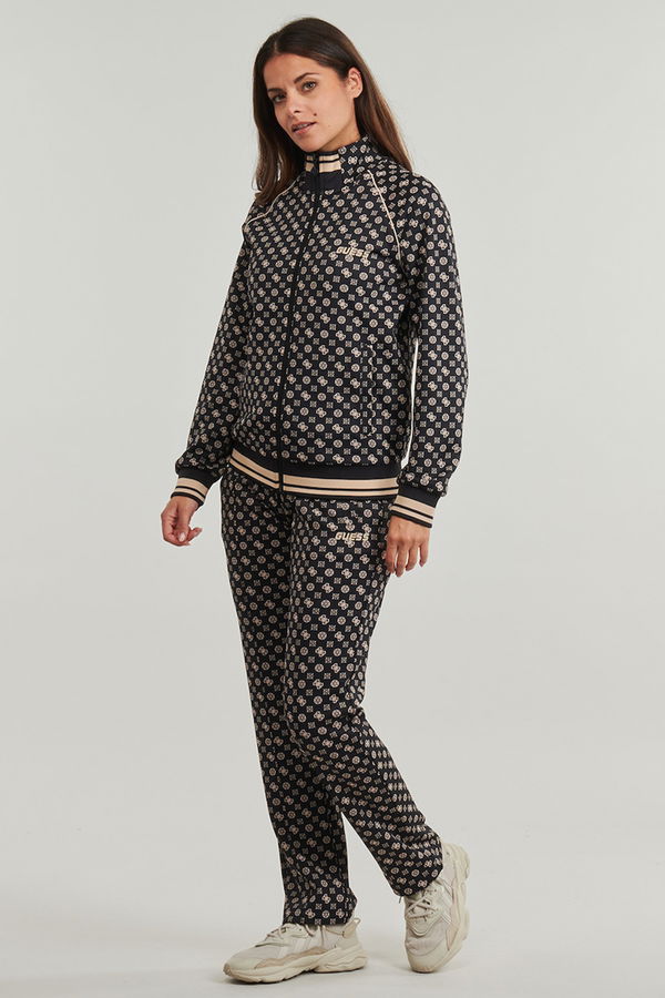Guess Logolu Kadın Fermuarlı Sweatshirt SIYAH Guess Logolu Kadın Fermuarlı Sweatshirt SIYAH