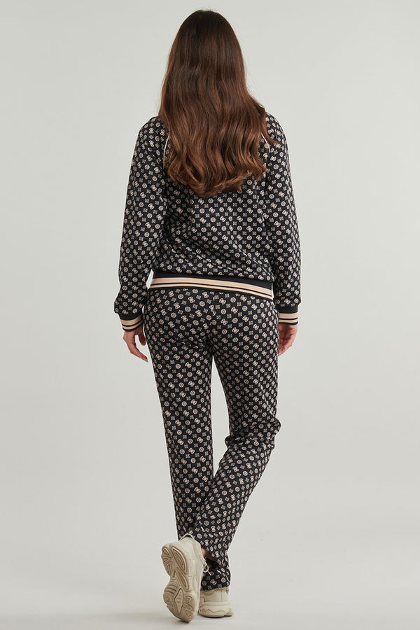 Guess Logolu Kadın Fermuarlı Sweatshirt SIYAH Guess Logolu Kadın Fermuarlı Sweatshirt SIYAH