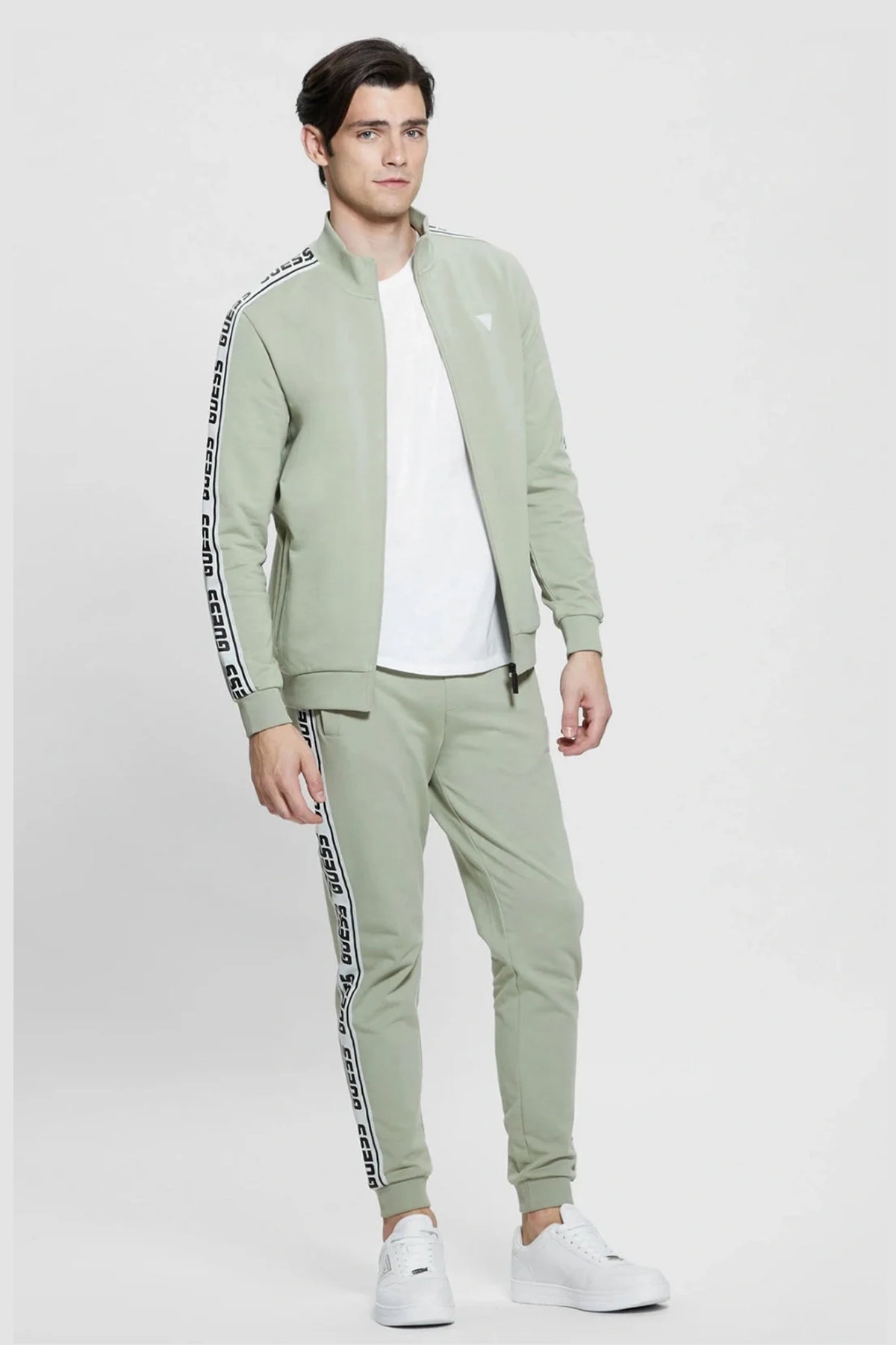 Guess Paça Lastikli Eşofman Altı HAKI