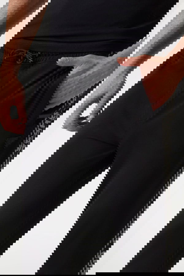 Guess Paça Lastikli Eşofman Altı SIYAH