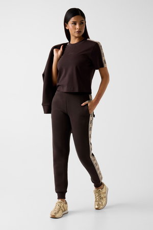 Guess Paça Lastikli Kadın Eşofman Altı KAHVERENGI