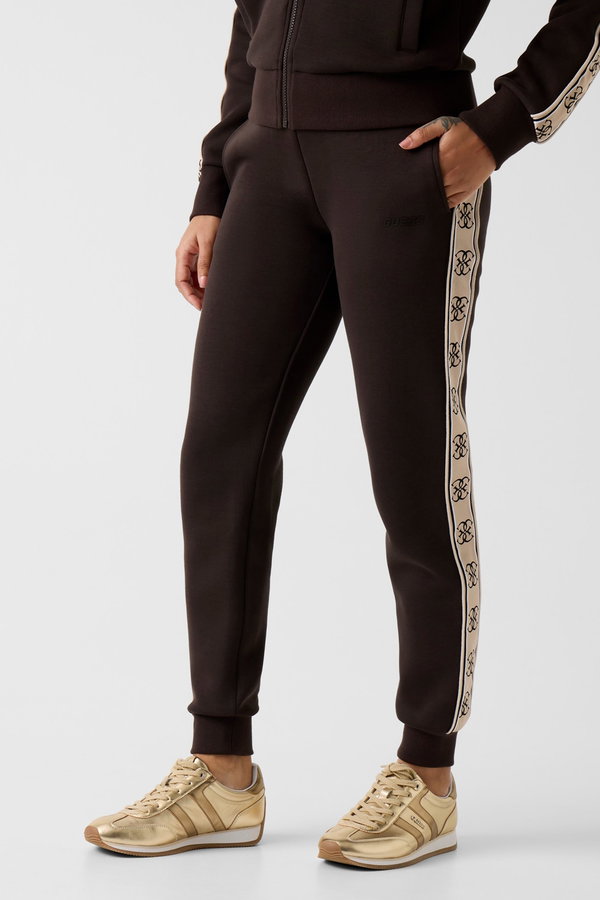 Guess Paça Lastikli Kadın Eşofman Altı KAHVERENGI