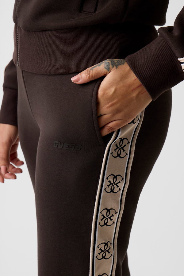 Guess Paça Lastikli Kadın Eşofman Altı KAHVERENGI