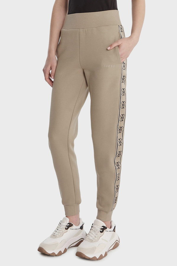 Guess Paça Lastikli Kadın Eşofman Altı KUM