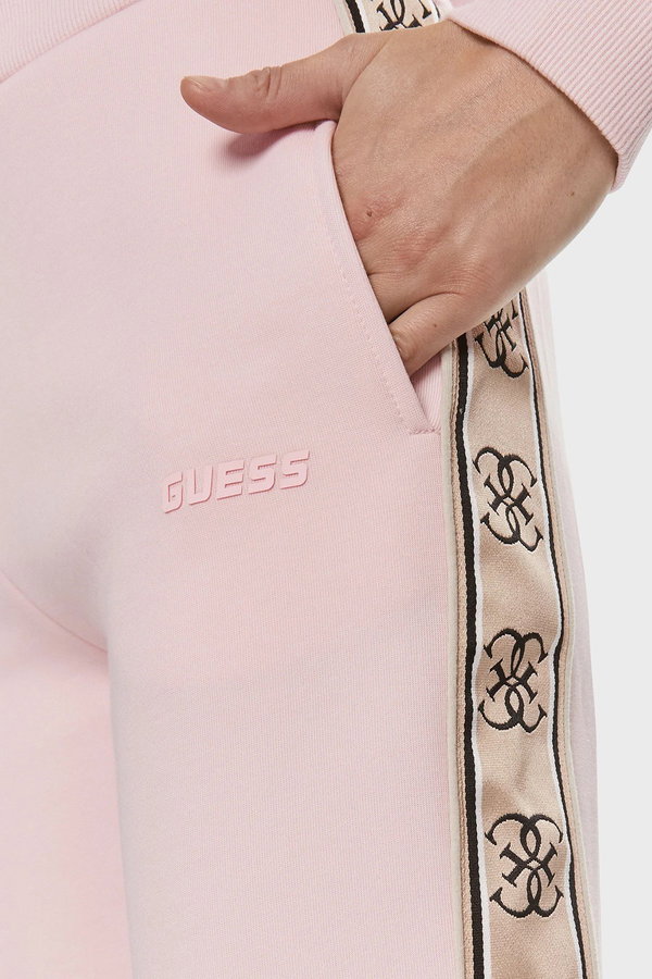 Guess Paça Lastikli Kadın Eşofman PEMBE