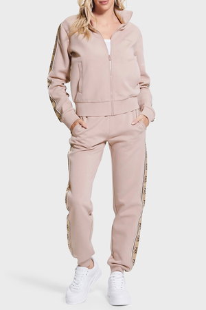 Guess Paça Lastikli Kadın Eşofman Altı PUDRA