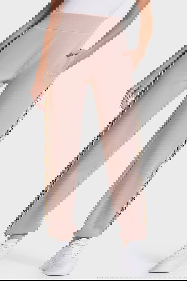 Guess Paça Lastikli Kadın Eşofman Altı PUDRA