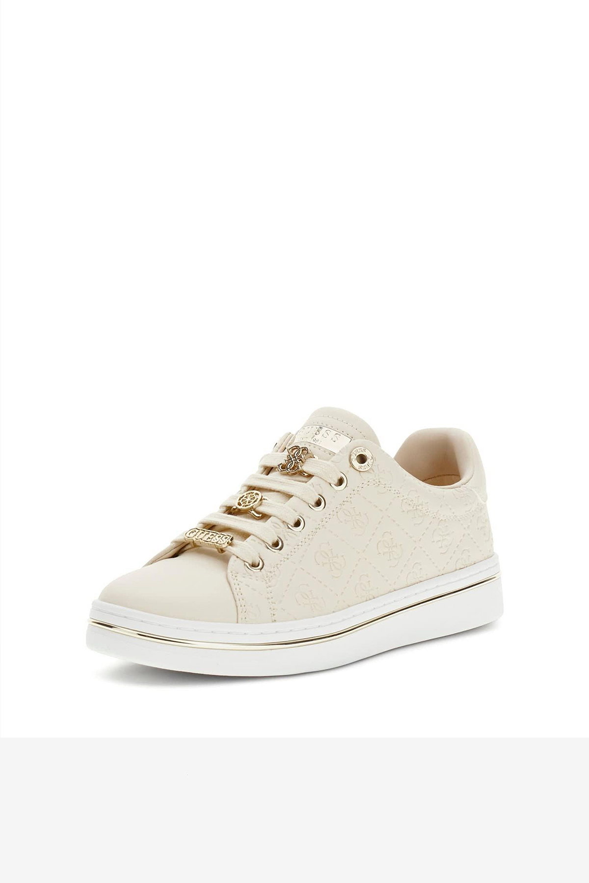 Guess Stasey4 Kadın Spor Ayakkabı KREM