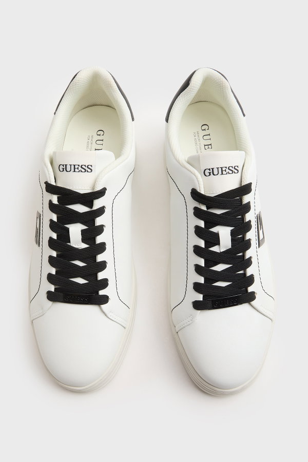 Guess Welyar Erkek Deri Spor Ayakkabı Beyaz