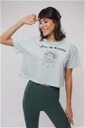 Gabria Güneş Baskılı Kısa T-shirt