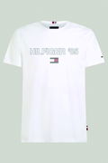 Tommy Hilfiger Baskılı T-shirt BEYAZ