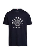 Tommy Hilfiger Bisiklet Yaka Erkek T-shirt LACİVERT