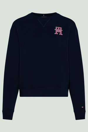 Tommy Hilfiger Bisiklet Yaka Sweat LACİVERT Tommy Hilfiger Bisiklet Yaka Sweat LACİVERT