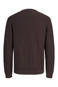 Jack & Jones Bisiklet Yaka Erkek Kazak KAHVERENGI