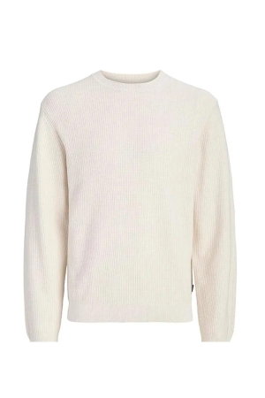Jack & Jones Bisiklet Yaka Erkek Kazak KREM